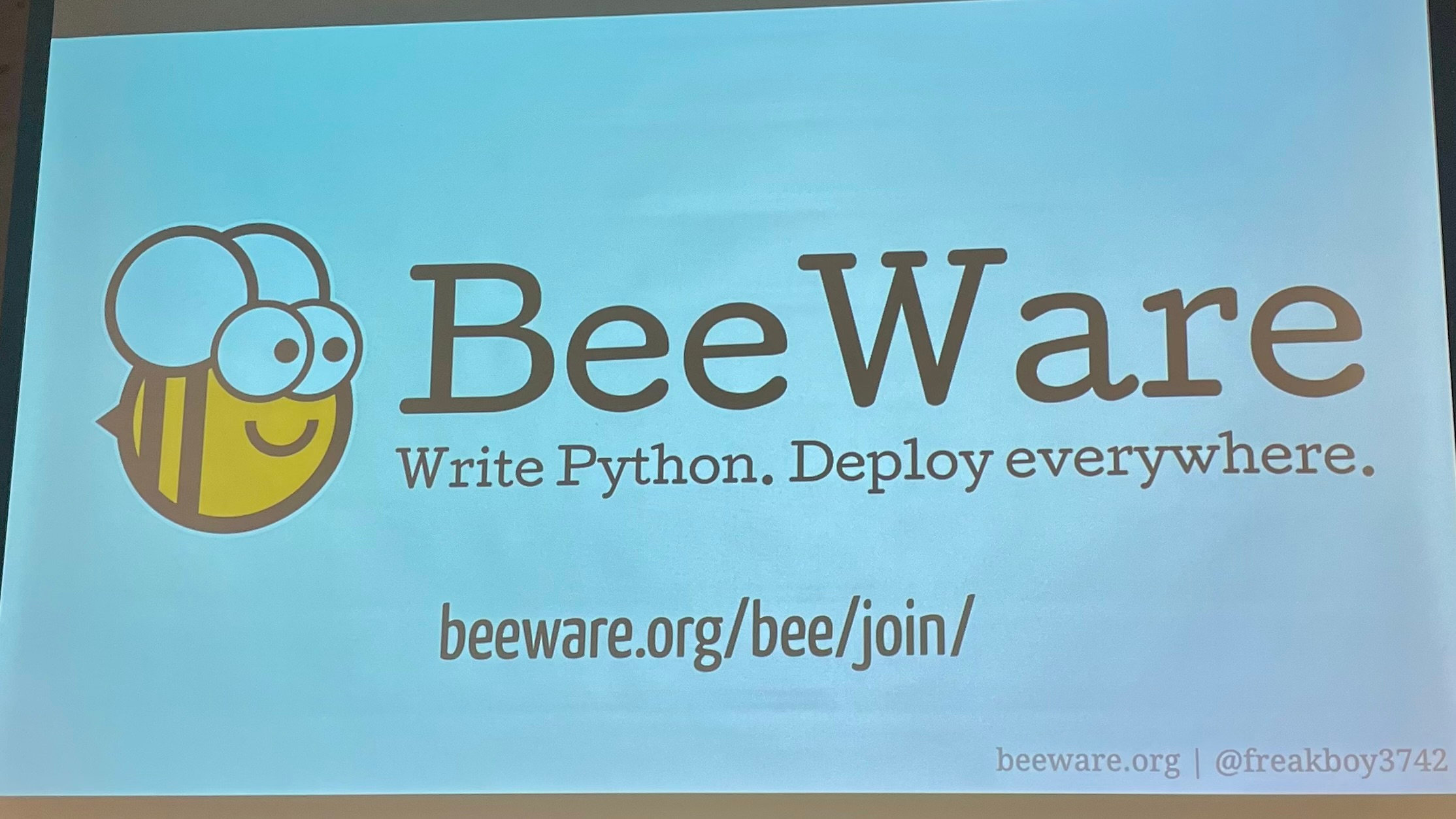 Join BeeWare